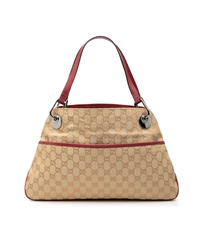 Pre-Loved by Azura Reborn - Pre-Loved GG Canvas Eclipse Shoulder Bag