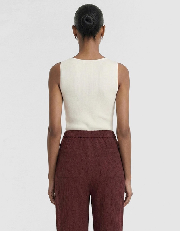 Staple the Label - Loam Square Neck Tank