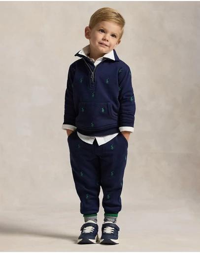 Polo Ralph Lauren - Polo Pony Fleece Collared Sweatshirt - Kids