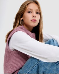 M.N.G - Enea Sweater Vest - Kids-Teens