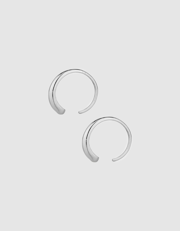 Elli Jewelry - Minimalist Hoop Earrings in 925 Silver