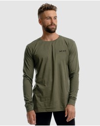 DVNT - Saxon Embroidery Long Sleeve Tee