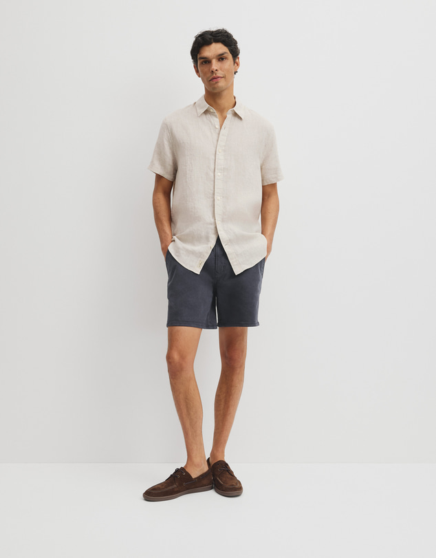 Country Road - Regular Fit Short Sleeve Linen Shirt