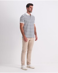 Sportscraft - Sc Stripe Pique Polo