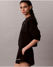Calvin Klein - Soft Cotton Terry Blend Mid-Rise Shorts