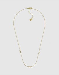 Fossil - Ellis Toi Et Moi Gold-Tone Necklace
