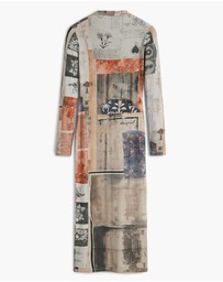 Desigual - Collage fitted dress