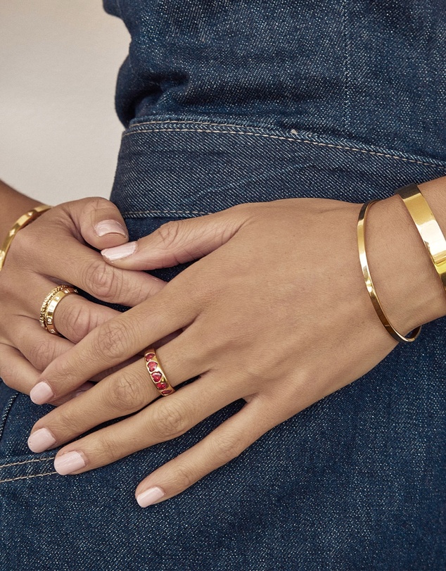 Arms Of Eve - J'adore Gold Ring - Red