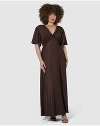 Sunday In The City - Electric Guitars Maxi Dress
