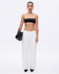 Minima Esenciales - Zinnia Cotton Embroidered Scallop Hem Pants