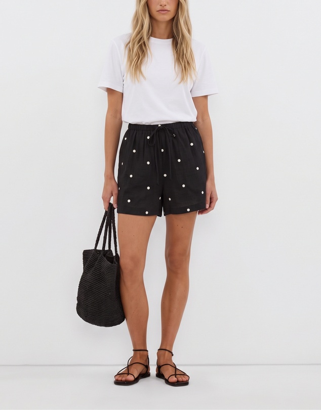 Atmos&Here - Hailey Relaxed Polkadot Shorts