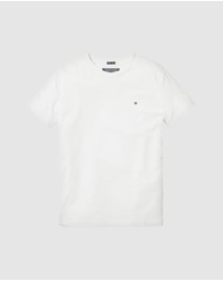 Tommy Hilfiger - Basic Crew Neck Short Sleeve Knit Tee - Kids