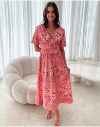 Esther & Co - Tivona Dress - Peach Blossom