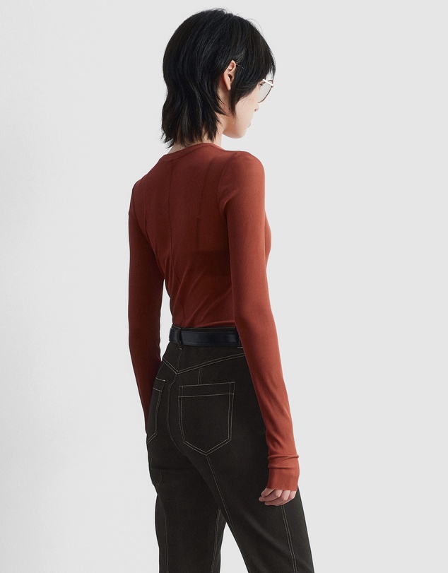 & Other Stories - Sheer Silk Top