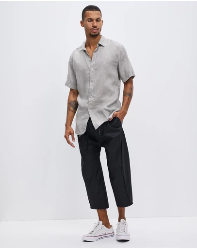 Surrounded By Ghosts - The Eskolaite Coated Canvas Drawstring Pants