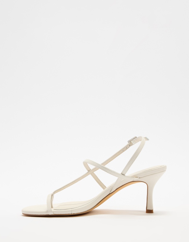 AERE - Alina Leather Strap Heels