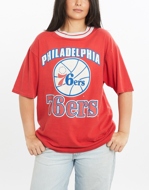Vintage by The Real Deal - Pre Loved - Vintage 90s NBA Philadelphia 76ers Tee