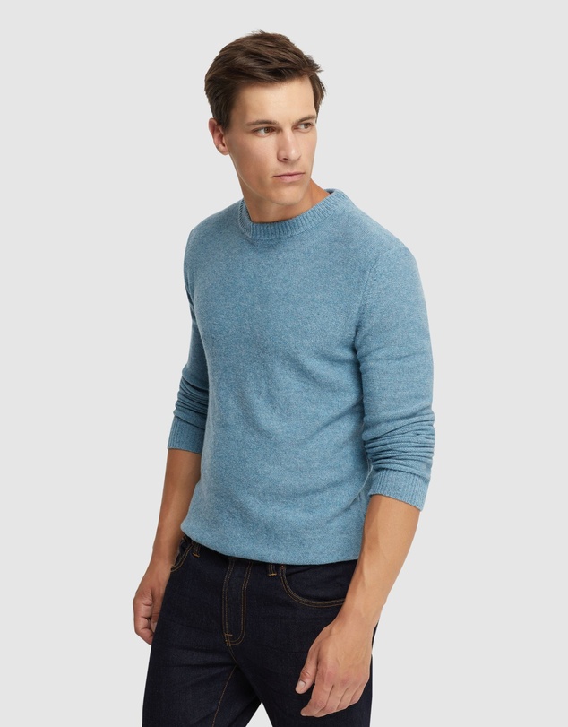 Oxford - Leon Crew Neck Wool Rich Knit