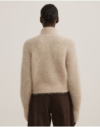 Witchery - Fluffy Funnel Bomber Jacket