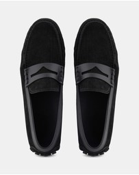 Emporio Armani - Suede Driving Loafers