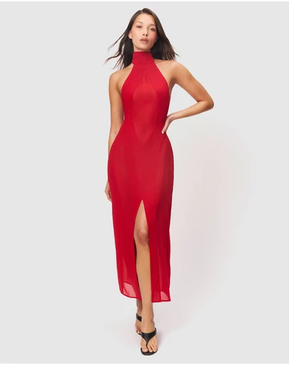 Guizio - Koemi Sheer Panel Dress