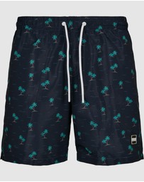 Urban Classics - Pattern Swim Shorts