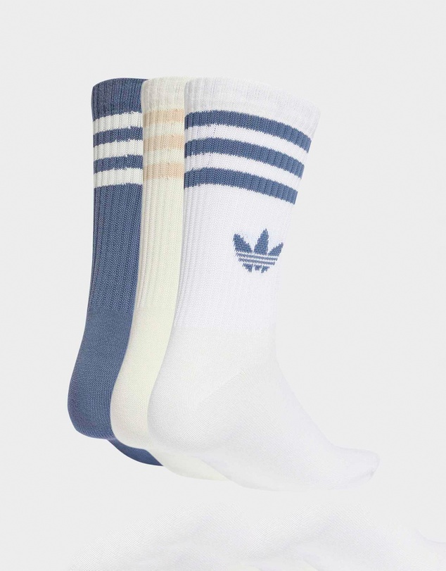 adidas Originals - 3-Pack Three Stripes Crew Socks