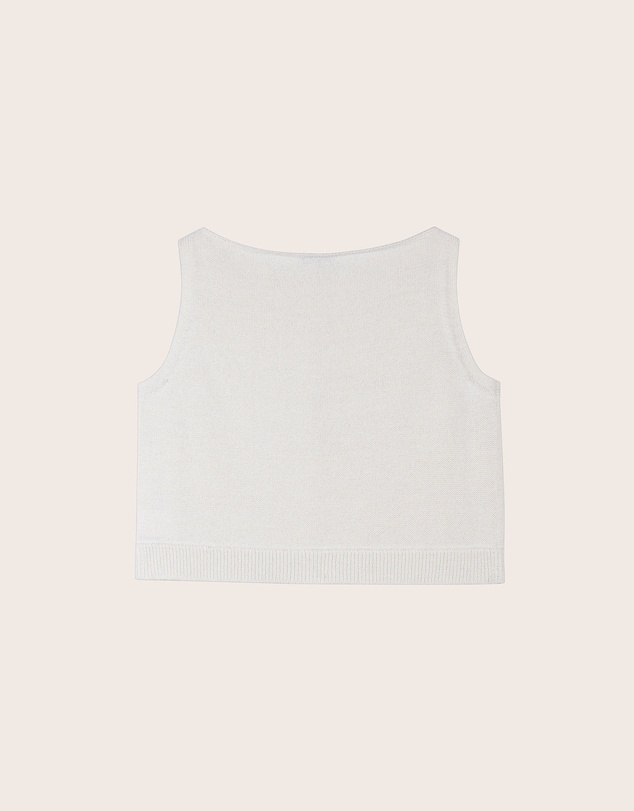 IDA+S - Ari Cropped Knit Tank Top
