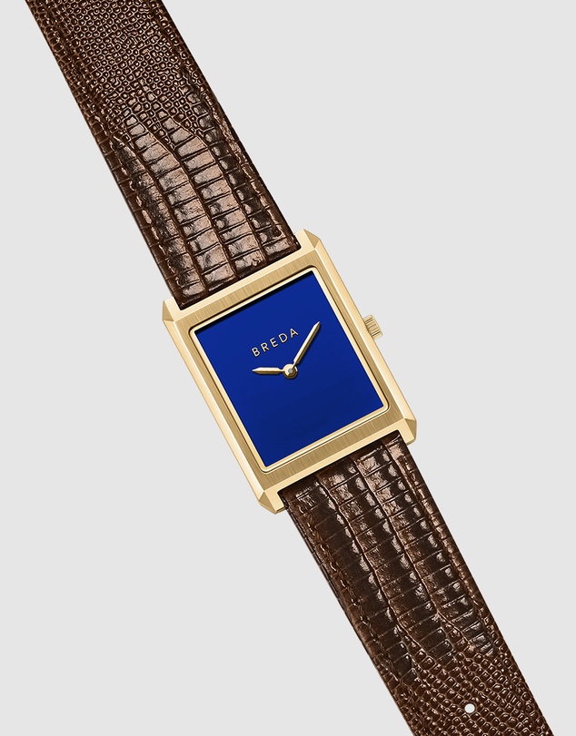 Breda - Virgil 1763b Leather Band Watch, 26MM