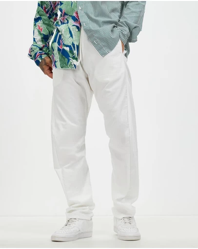 Surrounded By Ghosts - The Vanadium Linen Drawstring Pants