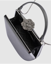 Olga Berg - Grace Embellished Frame Bag