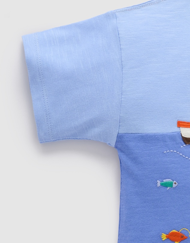 Purebaby - Ocean Relaxed Tee -Kids-Babies