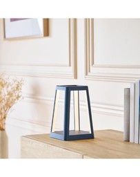 Lexon - Lexon Lantern Portable Lamp With Built-In Wireless Charger - Blue