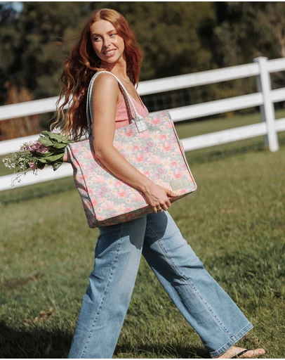 The Somewhere Co - Sage Wildflowers Ultimate Tote Bag