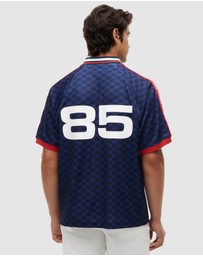 Tommy Hilfiger - Geometric Flag Print SS Rugby Shirt