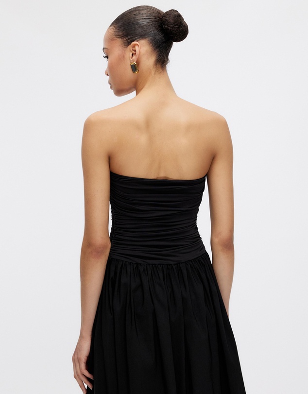 Minima Esenciales - Gracen Bubble Hem Midi Dress