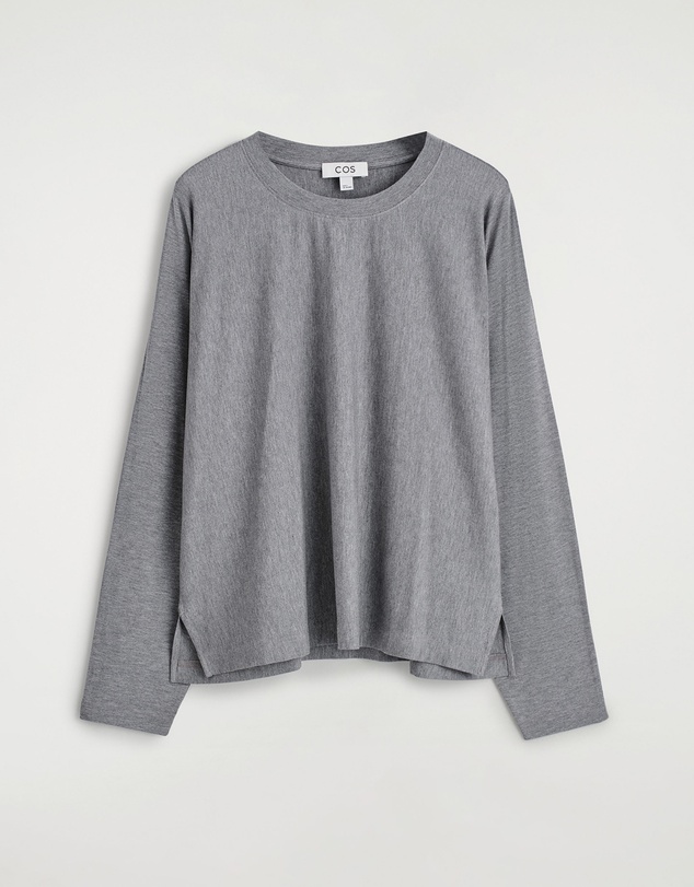 COS - Fluid Jersey Long-Sleeve Top