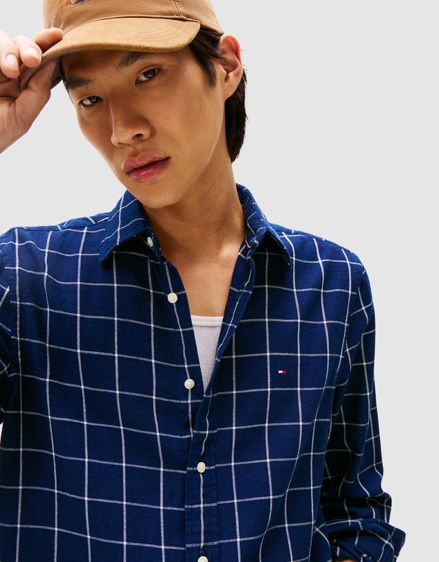 Tommy Hilfiger - Regular Fit Textured Twill Shirt
