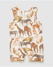 WITH LOVE FOR KIDS - COTTON MUSLIN Romper - Babies