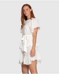 Belle & Bloom - The Softest Spell Ruffle Mini Dress