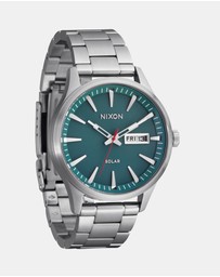 Nixon - Sentry Solar Stainless Steel