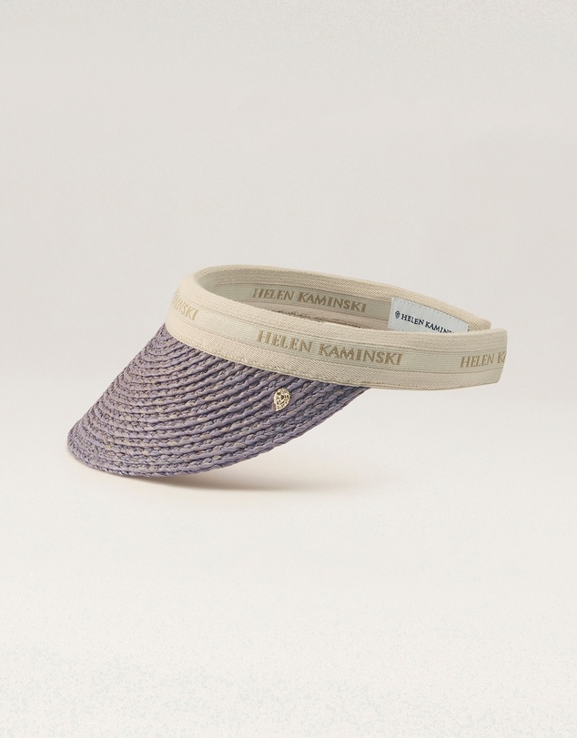 Helen Kaminski - Bianca 8 Raffia Logo Visor