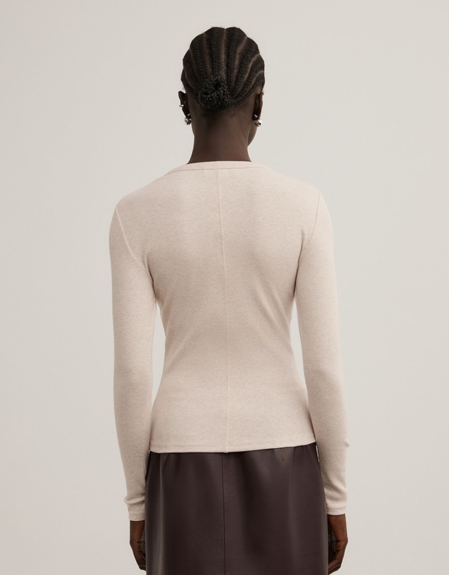 Witchery - Crew Rib Long Sleeve Top