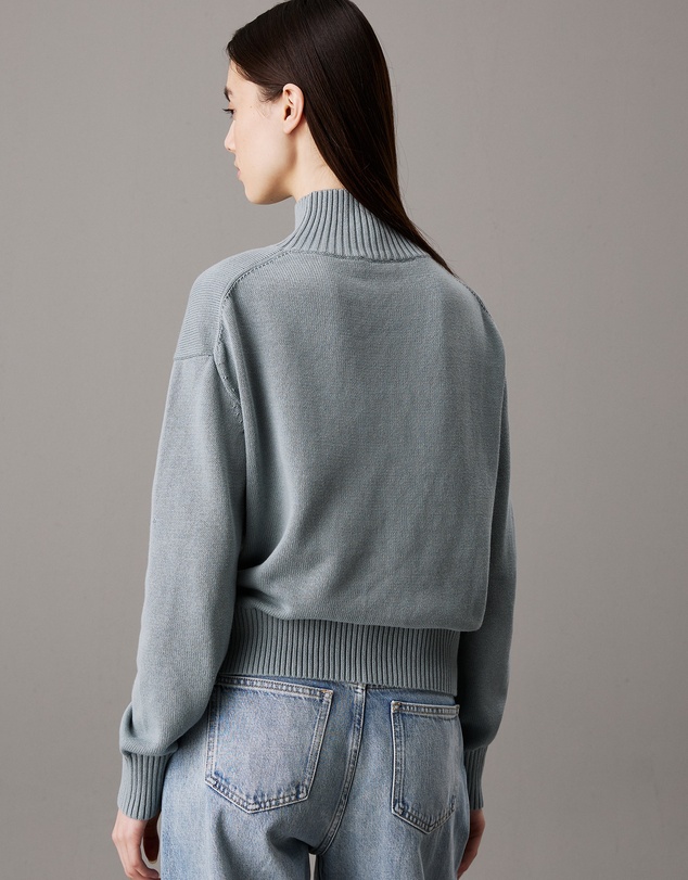 Calvin Klein Jeans - Cotton Mock Neck Jumper