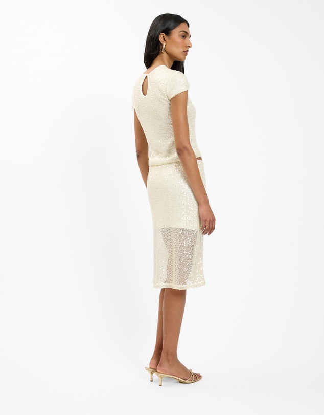 With Harper Lu - Sequin Midi Skirt