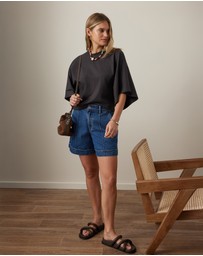 Ceres Life - Lucy Relaxed Sleeve Tee