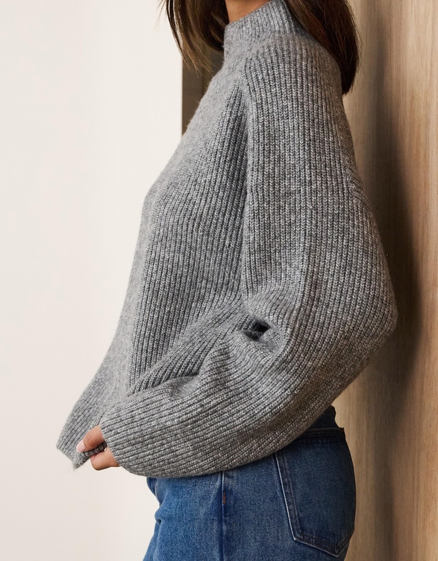 Atmos&Here - Marnie Mock Neck Knit Jumper