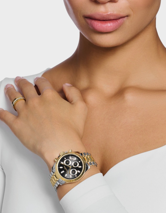 THOMAS SABO - Divine Chrono Watch with Dial in Black Yellow