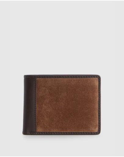 Evity - RFID Suede/Leather Bifold Wallet