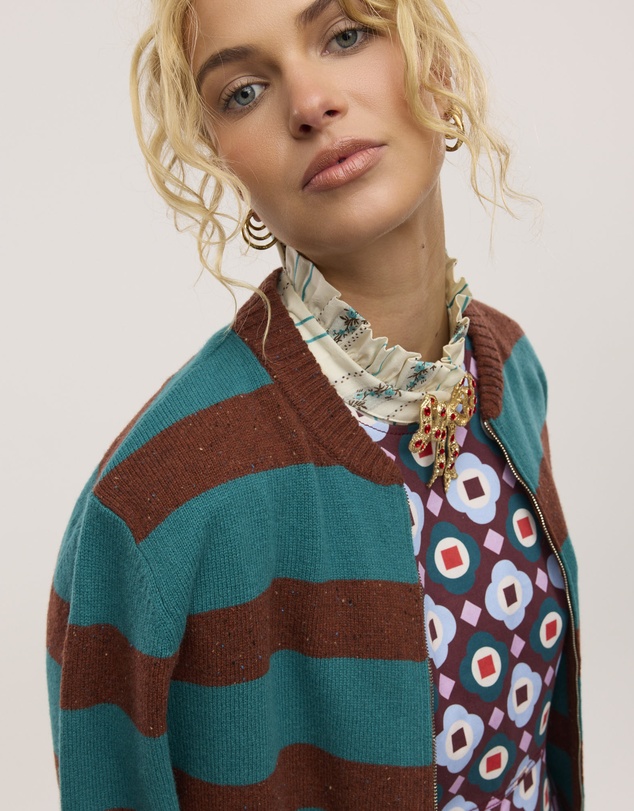 Obus - Becoming Zip Up Cardigan